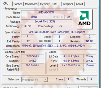 Nuevo record de frecuencia: ¡A8-3870K a 5900 MHz!