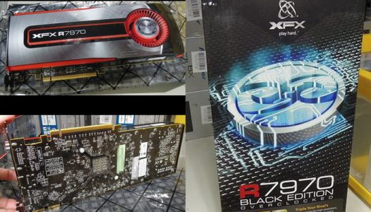 XFX HD7970 Black Edition con 1 GHz en el core y referencial