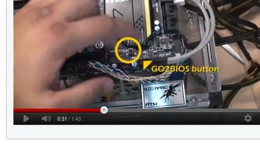 MSI presenta el “GO2BIOS” en su placa Z77 MPower