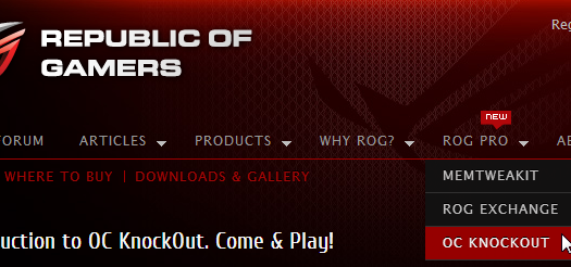 ASUS rompe el silencio con concurso KnockOut de Overclock