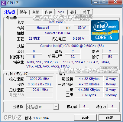 Haswell-Core-i5-CPUz