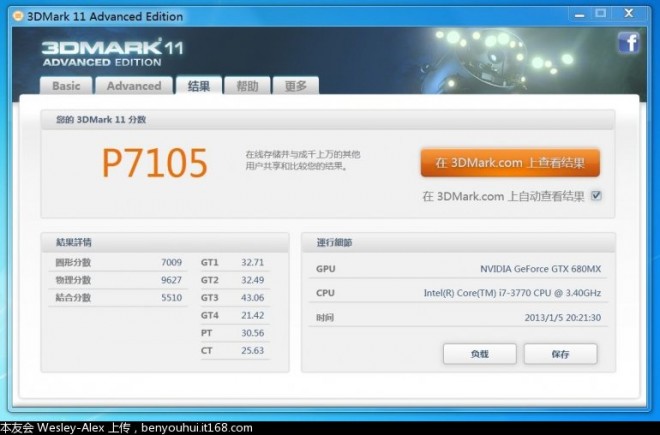 GTX 680MX 3dmark