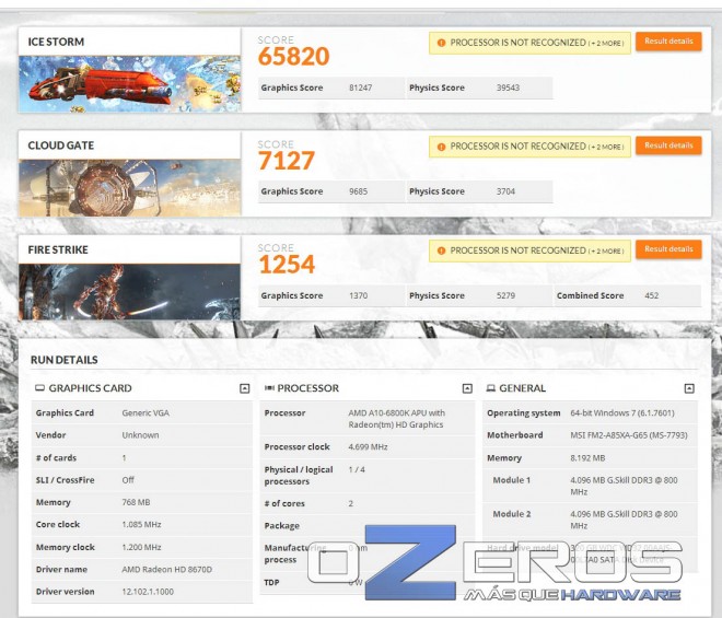 1254 3dmark 13