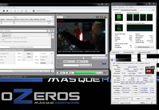 uso CPU mainconcept