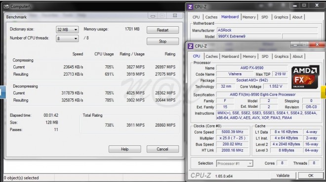 AMDFX-95905GHz 7zip