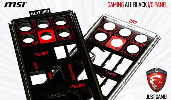 MSI Gaming Black IO Panel