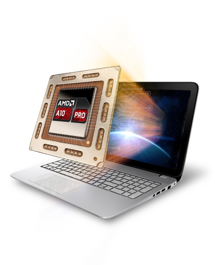 AMD A10 PRO LARGE on WHITE