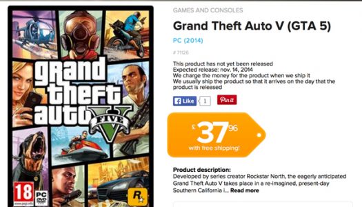 GTA V para PC, Xbox One y PS4 podría ver la luz este 31 de Diciembre de 2014