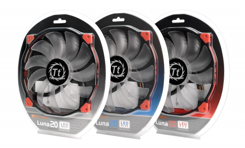 Thermaltake Luna 20CM Series LED Case Fan Series