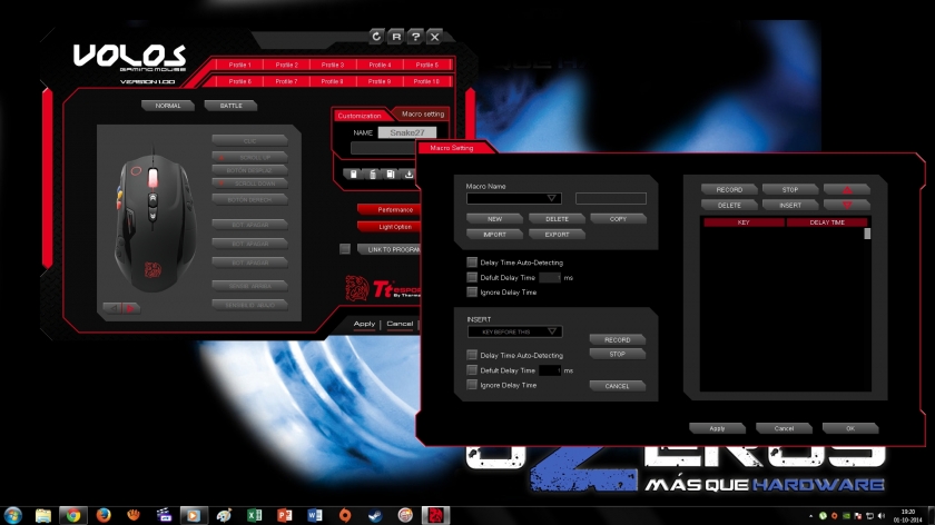 Macro Settings