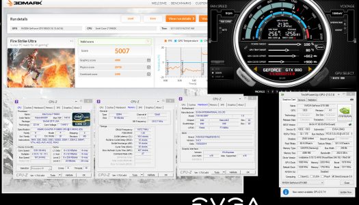 K|NGP|N & EVGA baten récords gráficos con una GTX 980 que corre a 2200 MHz