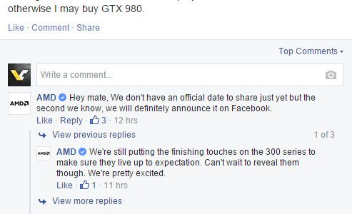 AMD: “Estamos dando los toques finales a la Serie AMD Radeon 300”