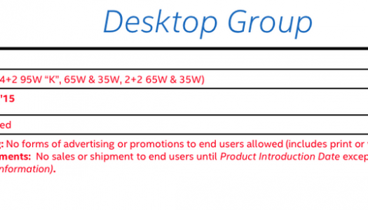 Skylake “K” para desktop serían lanzados en la IDF 2015