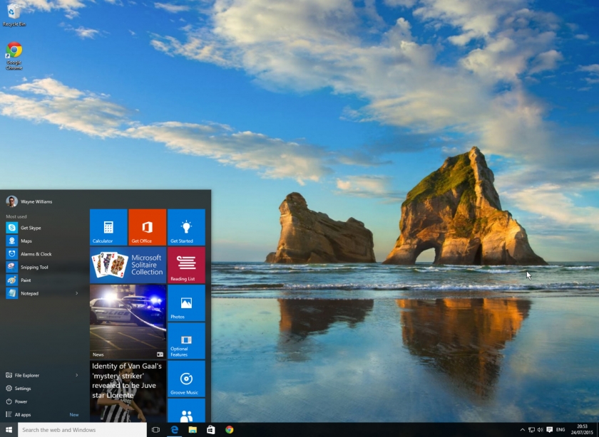 Start-menu