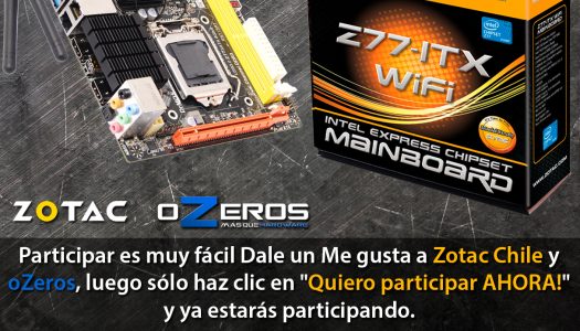 Junto a Zotac te regalamos una placa madre Z77-ITX WiFi