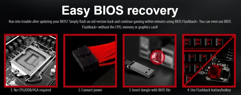 MSI Z170a gaming m7 - bios recovery