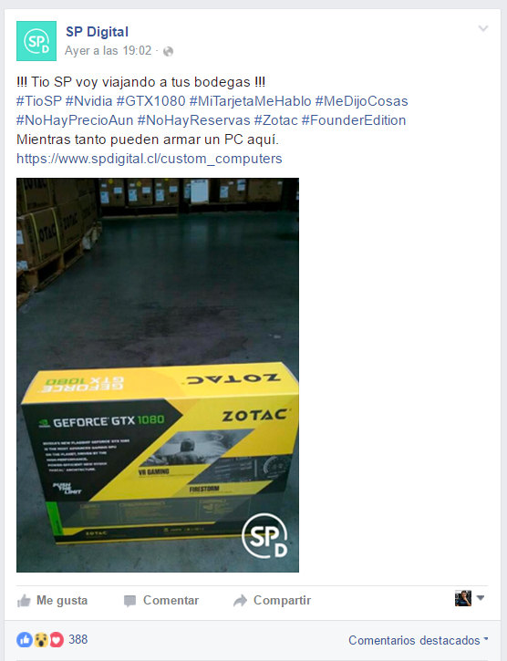 SPDigital GTX 1080