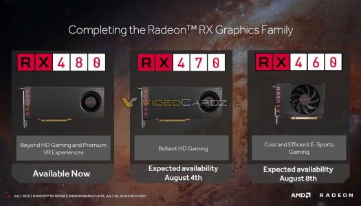 Se filtran las especificaciones de las nuevas AMD Radeon RX 470 y RX 460