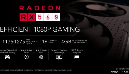 AMD nos presenta su nueva tarjeta gráfica Radeon RX 560