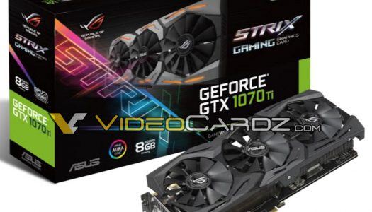 Se liberan fotos de dos nuevas GTX 1070 Ti de ASUS