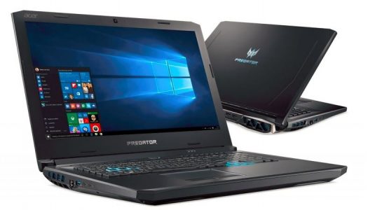 Acer Predator Helios 500 con procesador Core i9 fotografiado