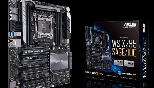 ASUS presenta su nueva placa madre WS X299 SAGE 10G