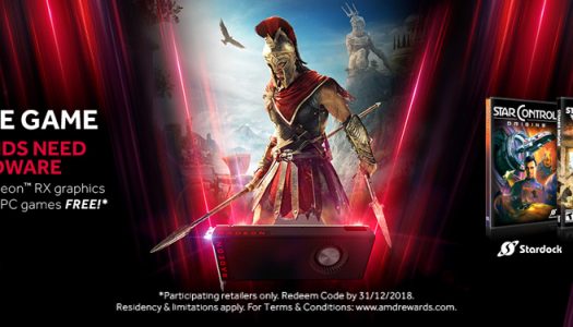 3 juegos gratis al comprar una tarjeta gráfica Radeon RX Vega, RX 580 o RX 570