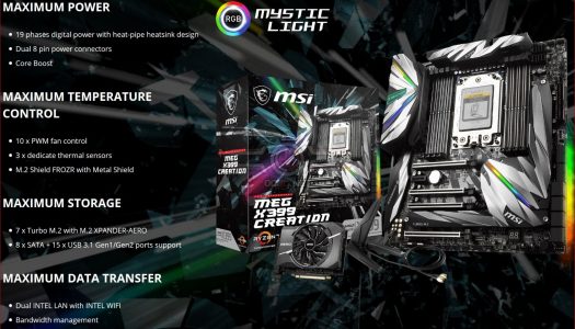 MSI, ASUS y Gigabyte anuncian placas madre para el nuevo CPU Ryzen Threadripper de 32 núcleos