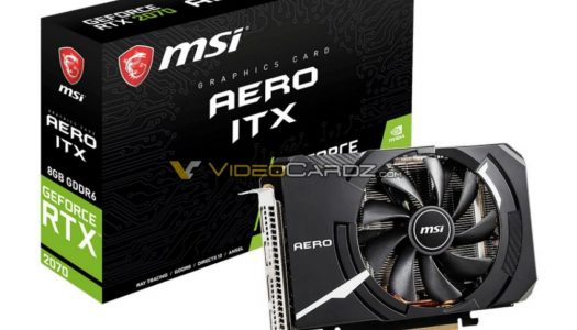 Debuta la nueva MSI GeForce RTX 2070 AERO ITX