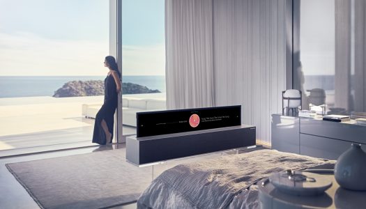 LG Electronics presenta el primer televisor OLED enrollable del mundo en CES 2019