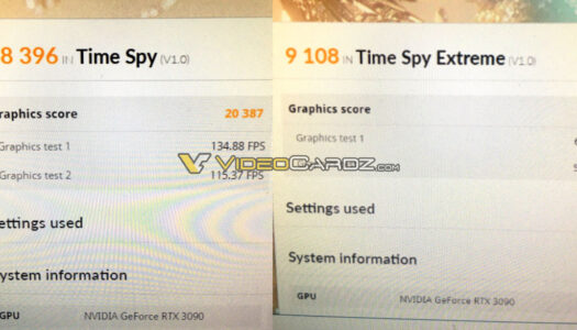 Se filtran puntajes 3DMark de la GeForce RTX 3090