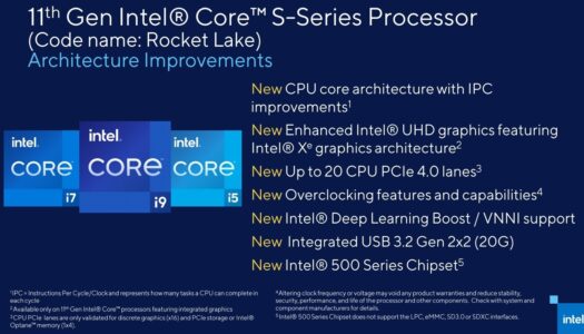 El Core i7-11700K “Rocket Lake” sería más rápido que el Ryzen 9 5950X en pruebas single-core